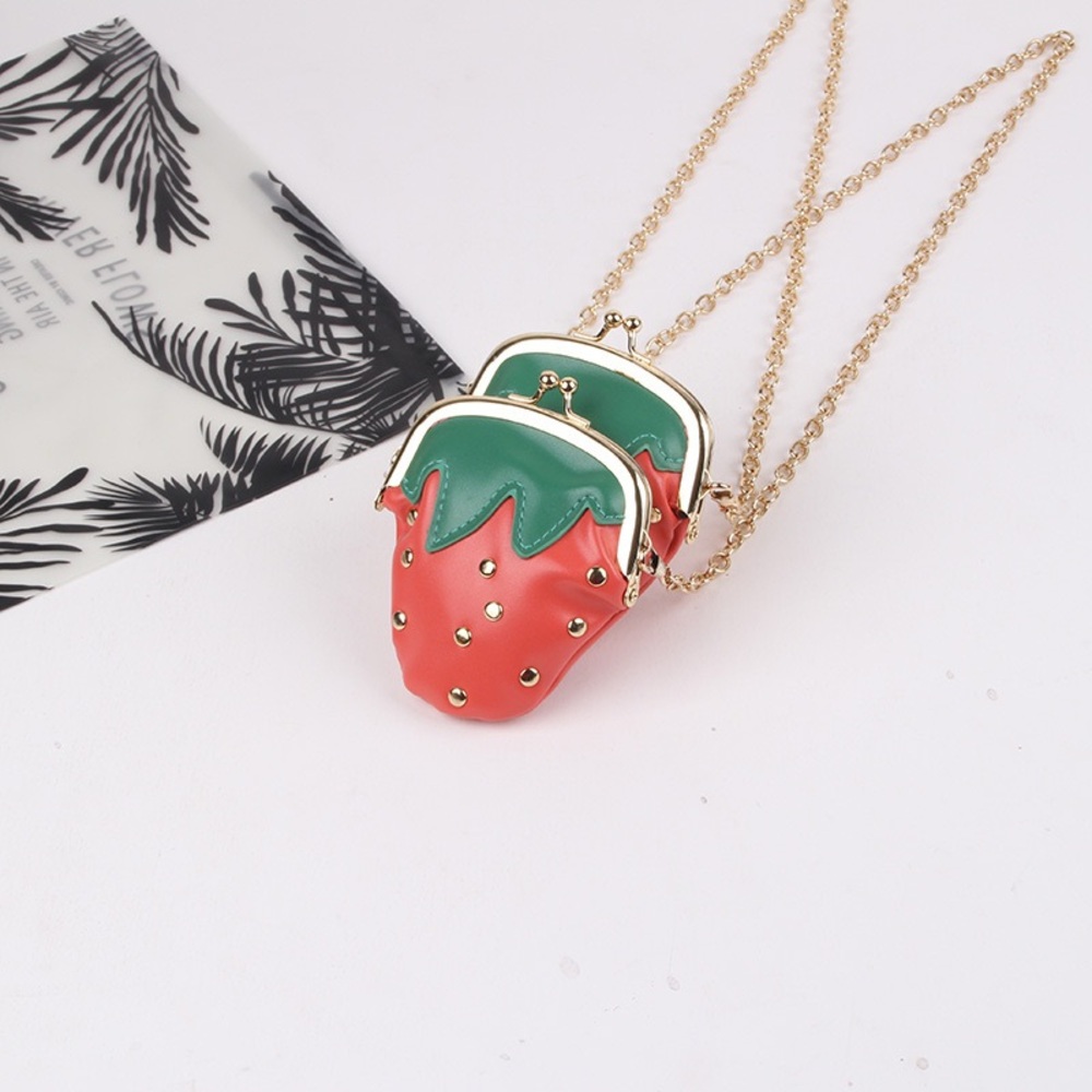 Strawberry Design Red and Green Women's Bag - Picture 11 of 11
